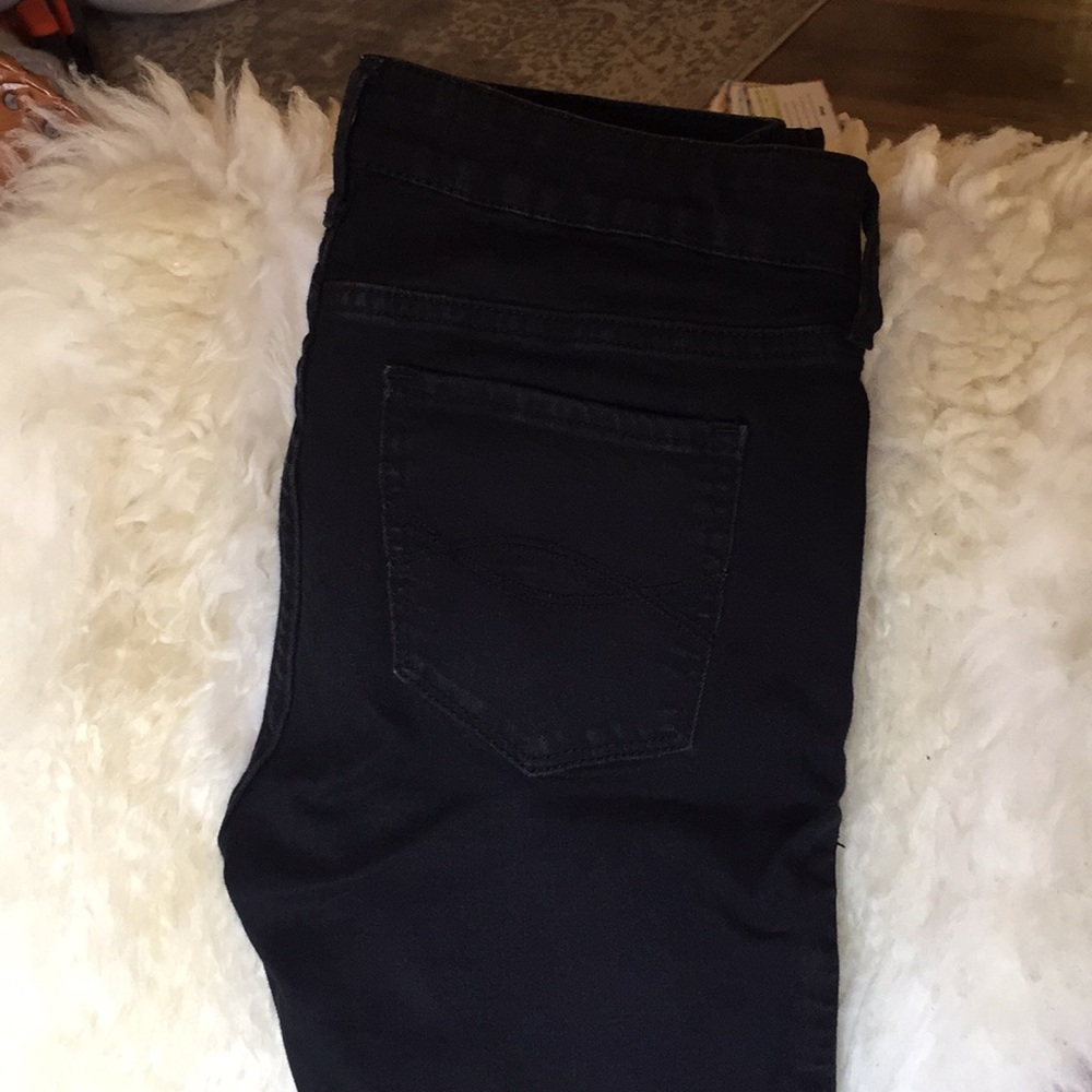 Abercrombie black skinny jeans